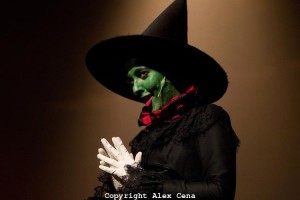 Grace McNeely `12 as the The Wicked Witch of the West in the 2012 Winter Musical