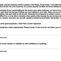 A Note From the Editor